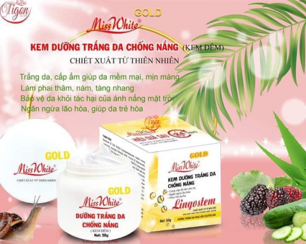 Kem trắng da chống nắng 15g