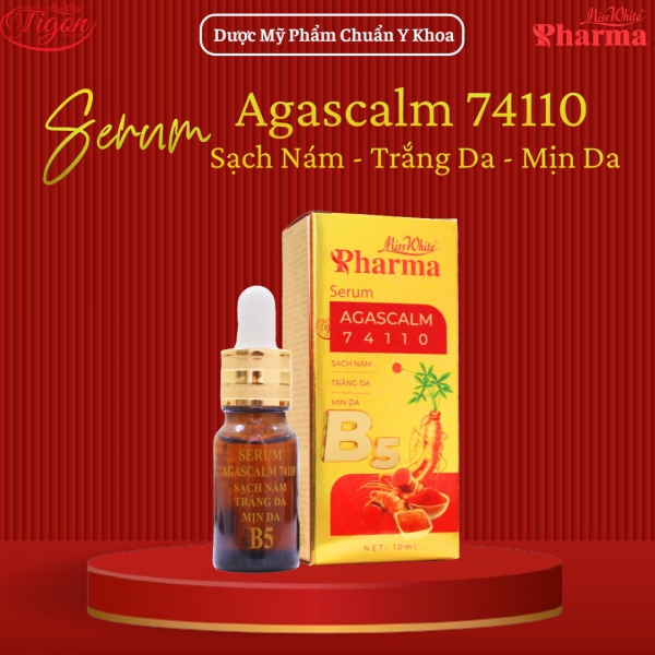 Serum AGASCALM Sạch Nám - Trắng Da - Mịn Da