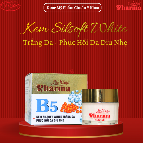 Kem Silsoft White Trắng Da - Phục Hồi Da Dịu Nhẹ