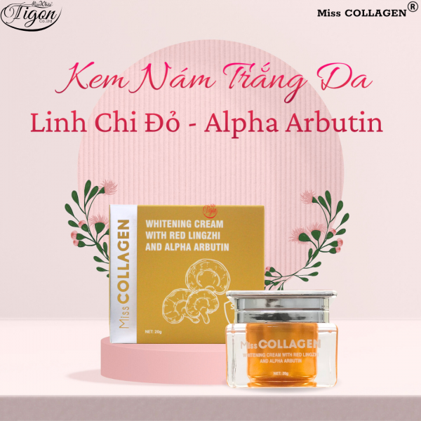 KEM NÁM LINH CHI ĐỎ - ALPHA ARBUTIN