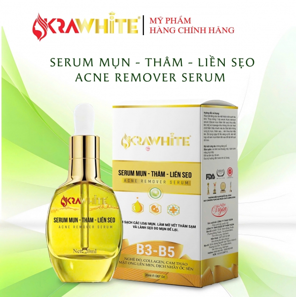 Serum mụn thâm liền sẹo Krawhite