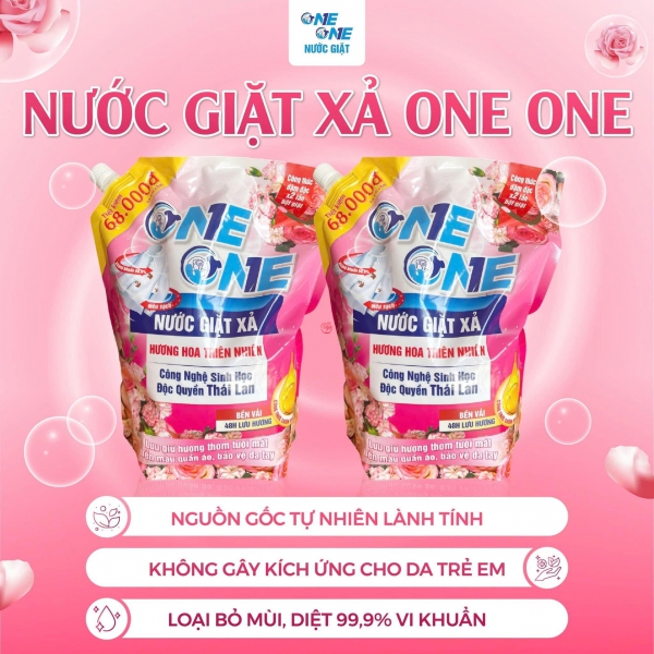 NƯỚC GIẶT XÃ ONE ONE 3kg7